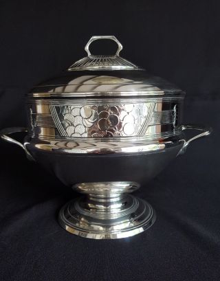 French/german Art Deco Tureen Trophy Dish