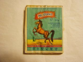 Vintage Icc Mustang Brand 1 1/2 X 20 