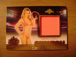 2019 Benchwarmer 40th National Andrea Lowell Swatch Gold Ser 4/5 Playmate