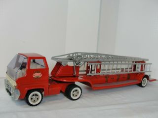 Vintage 1966 Tonka Aerial Ladder Fire Truck -