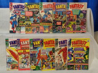 Fantasy Masterpieces 1 - 11 Set Captain America Golden Age Reprints (s 11575)