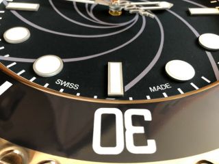OMEGA 007 SHOWROOMS PROMOTION EXHIBITIONS DEALER WALL CLOCK 2