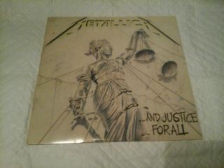 .  And Justice For All [lp] By Metallica (vinyl,  Sep - 1988,  Elektra Entertainmen…