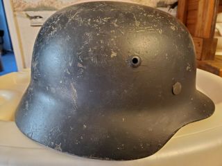 M 35 German Helmet With Liner No Chinstrap Stamped Ns66.
