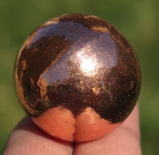 29mm 4OZ Natural Native Copper Gemstone Crystal Sphere Ball gift 3