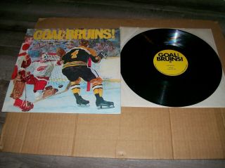 Goal: Bruins Lp Boston Bobby Orr Stanley Cup Hockey 1969 - 70 Nhl Fleetwood 3044