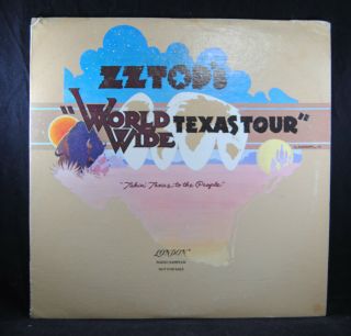 Rare Vintage Zz Top - World Wide Texas Tour - For Radio Vinyl 33 Album Promo