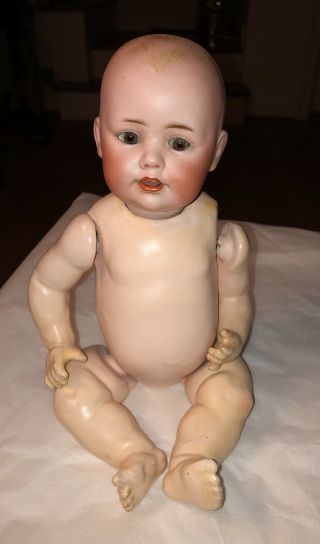Antique Jdk Kestner Baby Doll Made In Germany Bisque 13” Marked 8 & Letter F