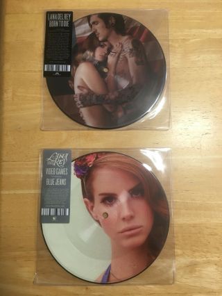 Lana Del Rey Video Games & Born To Die (2) Picture Discs 7 " Vinyl