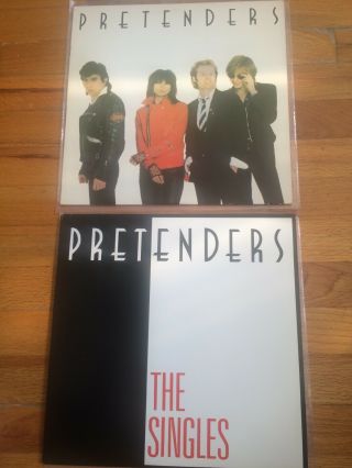 The Pretenders Self Titled Vinyl Record Lp,  1980 Vg,  And The Singles Record Lp