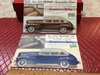1941 Hudson Automobile Advertising Cards