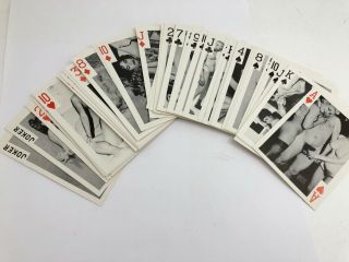 Vintage Nude / Porn Deck Of Cards