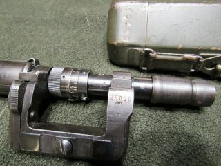 Ww 2 Zf 41 German Sniper Scope,  Mount And Case Are Matching K98 K98k