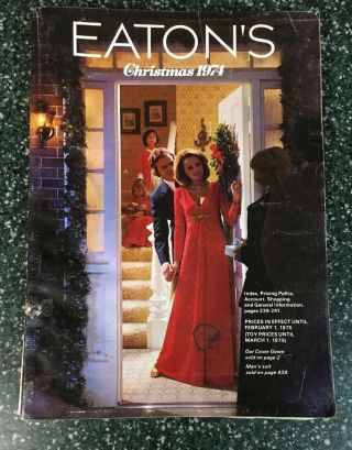 Vintage Eaton’s Christmas 1974 Wish Book