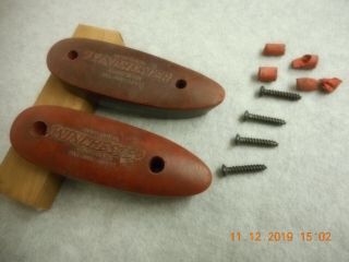 Vintage Winchester Gun Parts (2 Factory Recoil Pads -)