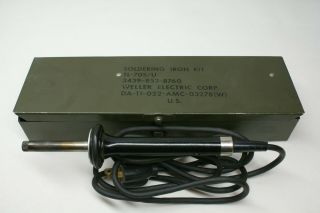 Vintage Weller Electric Corp.  Military Soldering Iron Kit