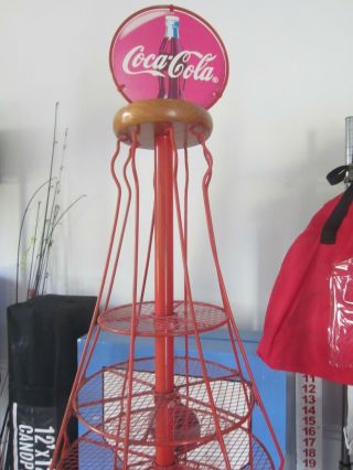 Rare Vintage Coca Cola Store Display Shaped Like Coke Bottle Over 6 Feet Tall