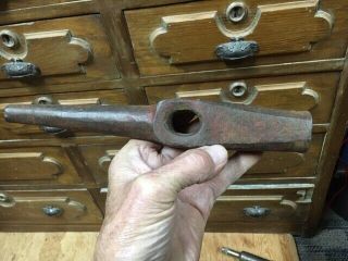 VINTAGE BLACKSMITH 5/8 PIN PUNCH HAMMER HEAD antique forge tool anvil interest 2