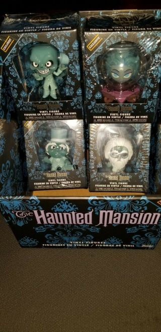 Funko Haunted Mansion Hot Topic Exclusive Mini Vinyl Figures Rare