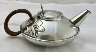 Fabulous Liberty & Co Tudric Art Nouveau Pewter Tea Pot Archibald Knox 0231