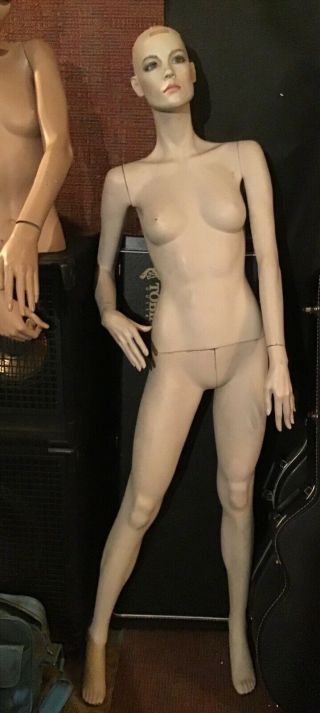 Vintage Mannequin Hindsgaul Denmark Full Body C3 Angie Display Retro Woman