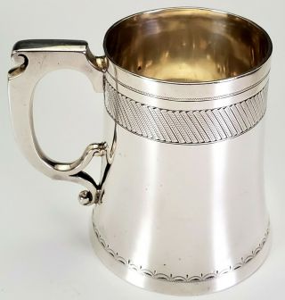 Antique 19th C American Sterling Silver Handled Mug / Cup Gorham,  Whiting Etc.