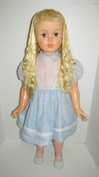 Vintage Doll Ideal Playpal Horsman PRINCESS PEGGY Walker Blonde Beauty 35” 1959 2