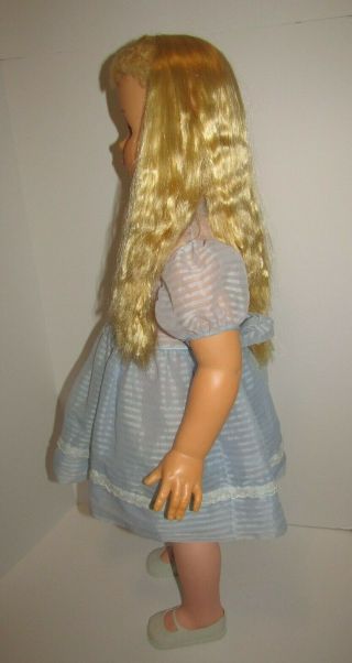 Vintage Doll Ideal Playpal Horsman PRINCESS PEGGY Walker Blonde Beauty 35” 1959 3