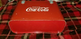 Rare Vintage Antique 1940 ' s COCA - COLA CAVALIER AIRLINE COOLER w/Bottle Opener 2