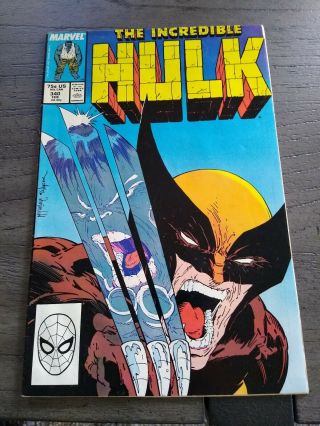 The Incredible Hulk 340 (feb 1988,  Marvel) Mcfarland