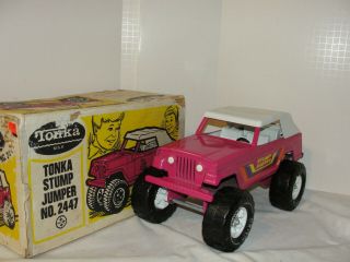 Vintage Tonka Stump Jumper Jeep Jeepster In The Box -