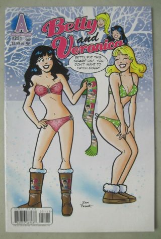 Betty And Veronica 251 Archie Comics 2010 Dan Parent Sexy Bikini Cover