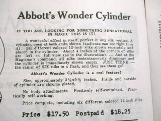 Vintage & Scare Abbott ' s Wonder Cylinder.  (wr) 3