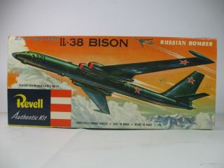1956 Vintage Revell " S " Kit 1/169 Ilyushin Il - 38 Bison H - 235:98 (first Issue)
