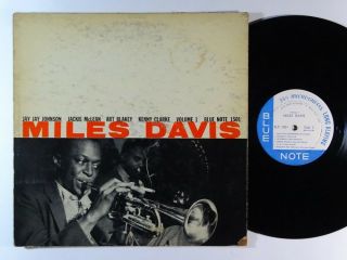 Miles Davis Volume 1 Lp On Blue Note 63rd Dg Mono