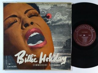 Billie Holiday Self - Titled Lp On Commodore Dg Mono