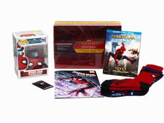 Spider - Man Homecoming (limited Edition Gift Box) With Pop 259 Walmart Exclusive