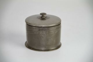 Liberty Tudric Pewter By Archibald Knox Art Nouveau Pot And Cover Circa 1900