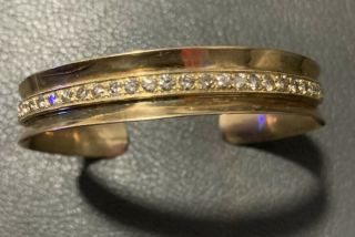 Classic Antique 14k Rose Gold Bracelet 27 Small Diamonds Victorian 18g Not Scrap