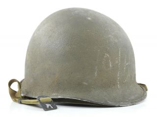 Mid - Wwii U.  S.  Fixed Loop M1 Helmet & Westinghouse Liner (1943 Set)