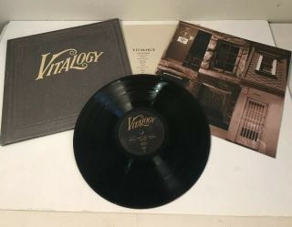 Vtg 1994 Pearl Jam Vitalogy Lp Record Album Vinyl Epic Records 1st Release