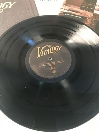 Vtg 1994 Pearl Jam Vitalogy LP Record Album Vinyl Epic Records 1st Release 2