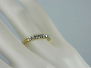 Exquisite Vintage 14K Yellow Gold.  18TCW Diamond Engagement Ring Size 7 2