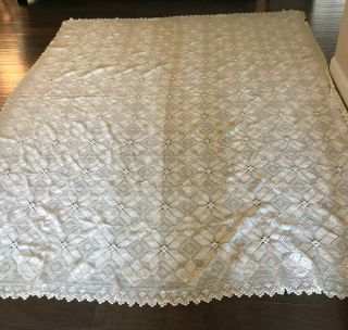 Hand Crochet Tablecloth (8ft X 7ft),  Table Runner,  Table Covers,  More