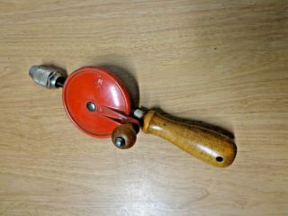 Vintage Egg Beater Hand Crank Drill Made In U.  S.  A.  Great