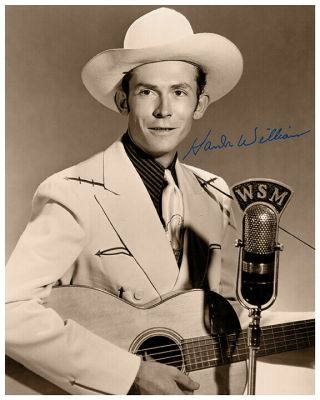 Hank Williams Country Music Legend 1951 8x10 Photograph Autograph Rp