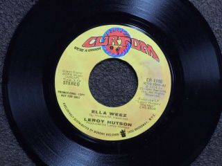 Northern Soul Leroy Hutson Ella Weez Curtom 1996 Dj M -