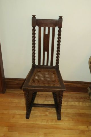 Stickley Brothers Arts And Crafts Barley Twist Chair