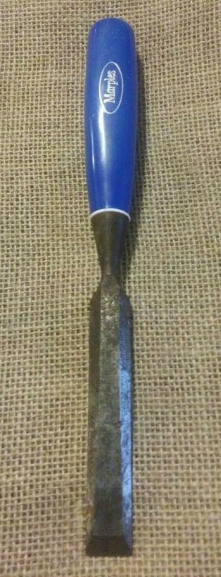 Vintage Marples 3/4  Blue Chip Bevel Edge Paring Chisel Sheffield England 19mm