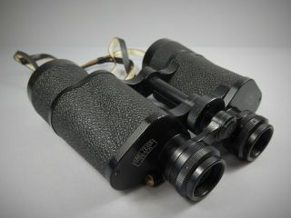 Vintage Carl Zeiss DDR Jena Jenoptem 10 x 50 Binoculars & Case Multi Coated Lens 2